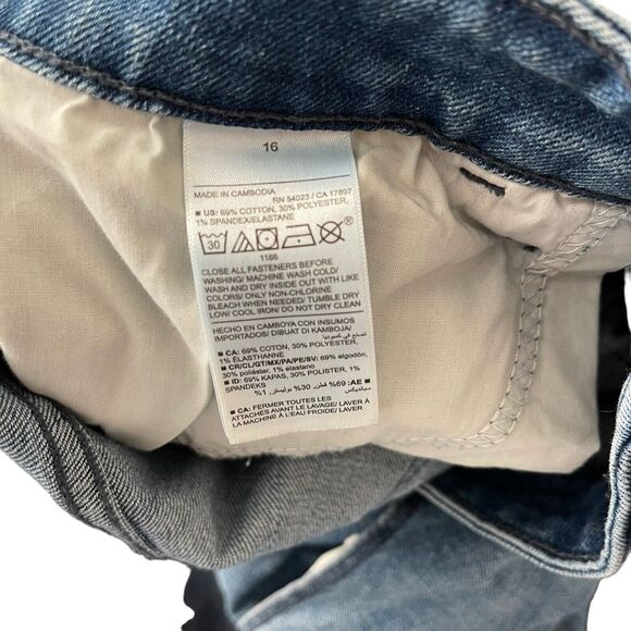 Old Navy Plus 16 Jeans High Rise Wow Straight Stretch Medium Blue - Picture 3 of 9